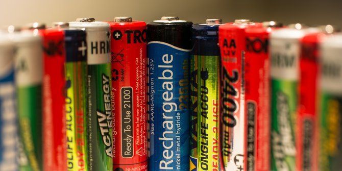 Das Bild zeigt Batterien