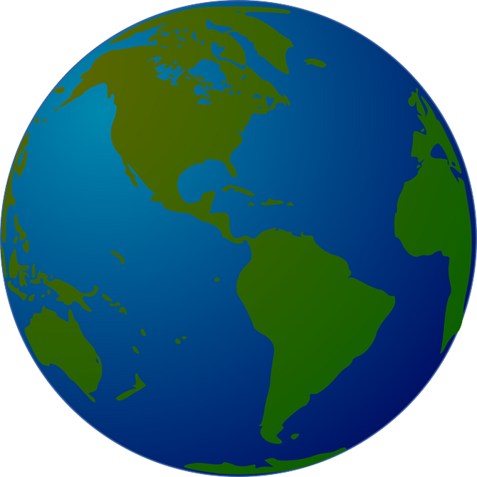 Das Bild zeigt Südamerika